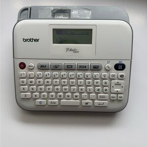 Brother PT-D400AD Label Maker in White and Gray